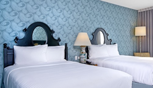 Habitación ejecutiva, 2 camas de matrimonio, no fumadores, vistas a la ciudad