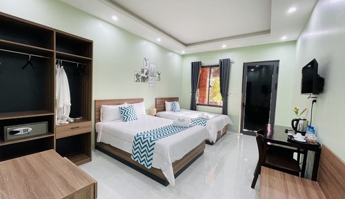 Habitación con 1 cama doble o 2 individuales