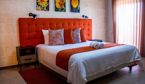 Habitación Confort, 1 cama de matrimonio, vistas al patio, en la zona del patio