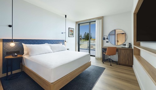 Habitación, 1 cama de matrimonio grande, accesible para personas con discapacidad, vistas al mar