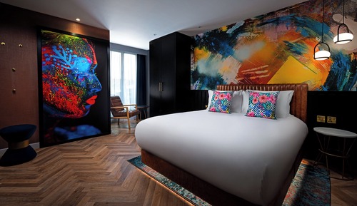 Habitación Deluxe, 1 cama doble, vistas al canal