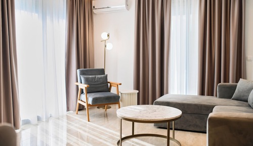 Ático Premium, 1 cama de matrimonio grande con sofá cama, vistas al mar