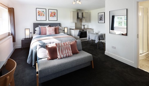 Apartamento, baño privado, vistas al parque (Woden Studio)