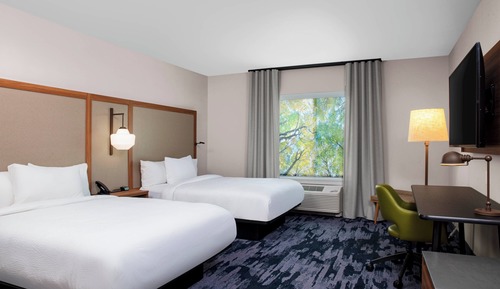 Habitación estándar, 2 camas de matrimonio (Mobility/Hearing Accessible, Tub)