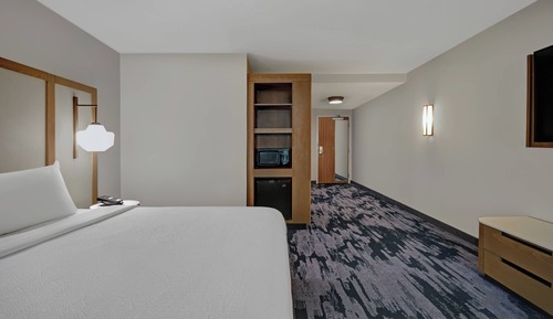 Suite, 1 cama de matrimonio grande con sofá cama (Mobility Accessible, Roll-in Shower)