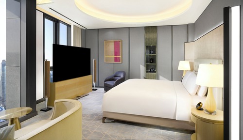 Suite presidencial, 2 habitaciones, Acceso al salón del club, vistas al lago