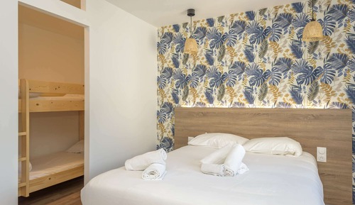 Habitación familiar, varias camas