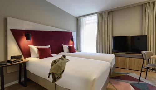 Estudio, 2 camas individuales