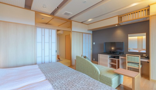 Habitación tradicional, vistas al mar (Corner Suite,Open-air bath,1st floor)