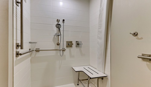 Estudio, 1 cama de matrimonio grande con sofá cama (Mobility Accessible, Roll-In Shower)