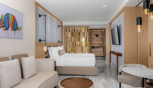 Habitación Deluxe, 1 cama de matrimonio grande, vistas al mar