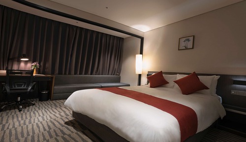 Habitación Deluxe, 1 cama doble, no fumadores, vistas a la ciudad