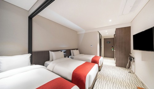 Habitación estándar, 3 camas individuales, no fumadores, vistas a la ciudad