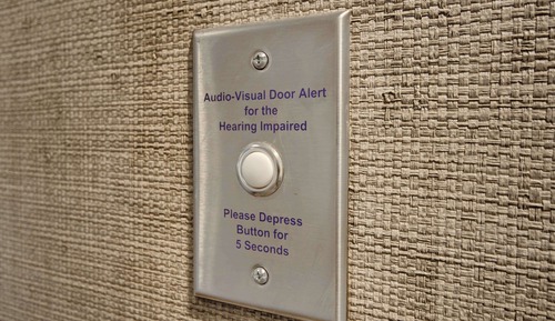 Habitación, 2 camas de matrimonio, accesible para personas con discapacidad (Hearing)