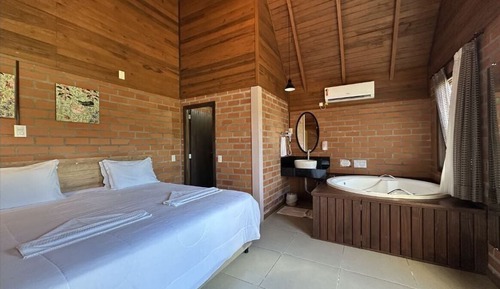 Cabaña de lujo, 1 habitación, vistas al jardín