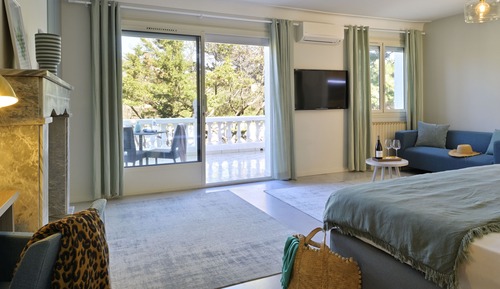 Suite junior, terraza