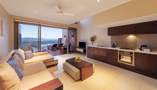 Apartamento, 1 habitación, piscina privada
