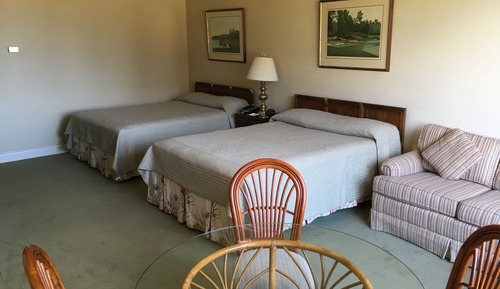 Suite estudio, 2 camas de matrimonio, vistas al campo de golf