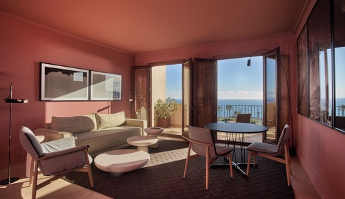 Suite con vistas al mar y terraza