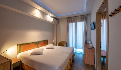 Habitación cuádruple, vistas al mar