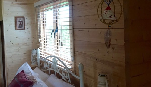 Estudio, baño privado, vistas al jardín (Self contained cabin)