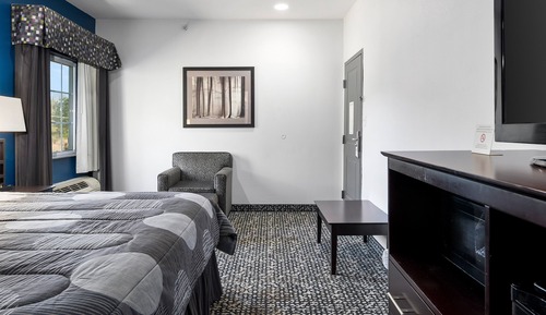 Habitación, 1 cama de matrimonio grande, no fumadores, frigorífico y microondas