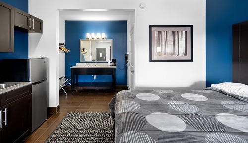 Habitación, 1 cama de matrimonio grande, no fumadores, cocina básica