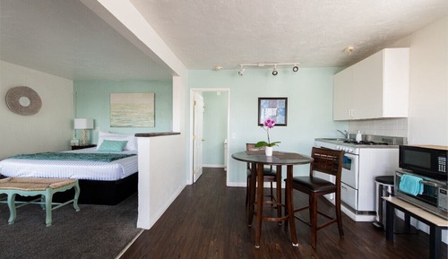 Suite Premium, 1 cama de matrimonio grande, vistas al mar, en la zona del patio