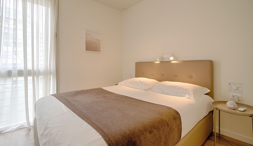 Apartamento básico, 1 cama de matrimonio con sofá cama