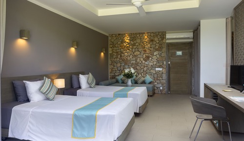 Habitación, 2 camas individuales, vistas al mar