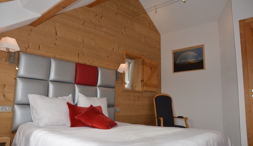 Habitación triple, bañera, vistas al lago