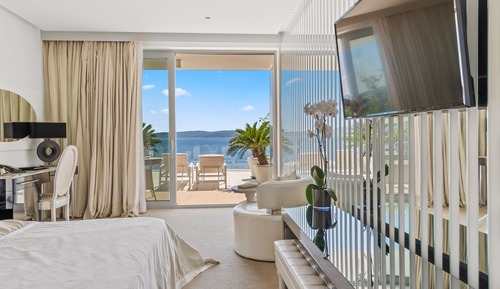 Habitación Deluxe doble, terraza, vistas al mar