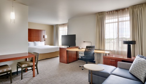 Estudio, 1 cama de matrimonio grande con sofá cama (Mobility/Hearing Accessible, Tub)