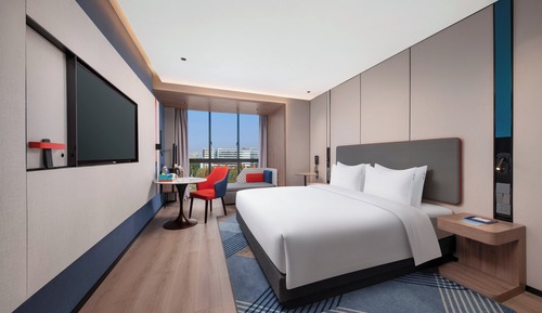 Habitación estándar, 1 cama de matrimonio grande (High Floor)