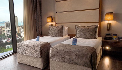 Habitación, 2 camas individuales, vistas al mar