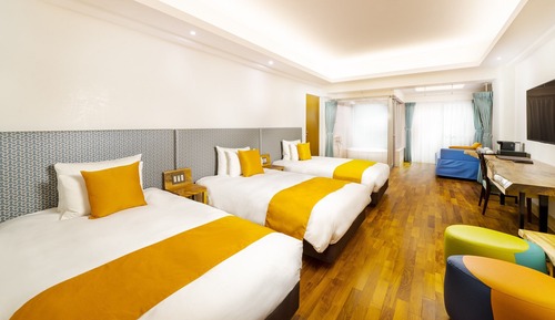 Habitación triple familiar, terraza