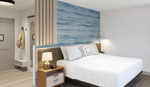 Estudio, 1 cama de matrimonio grande con sofá cama, vistas a la montaña (Hearing Accessible)