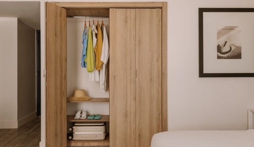 Habitación básica doble, varias camas