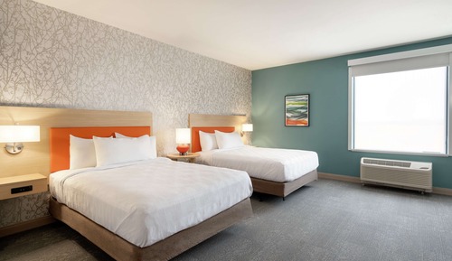 Estudio, 2 camas de matrimonio, accesible para personas con discapacidad, bañera