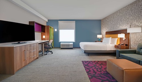 Estudio, 1 cama de matrimonio, accesible para personas con discapacidad, bañera