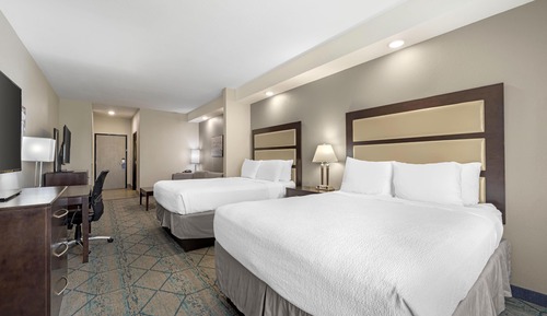 Suite, 2 camas de matrimonio, frigorífico y microondas (with Sofabed)