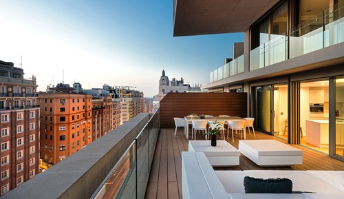 Dúplex City, 4 habitaciones, terraza, vistas a la ciudad