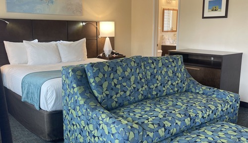 Suite estudio, 1 cama de matrimonio grande con sofá cama, cocina