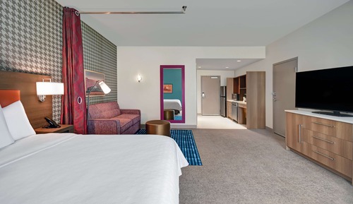 Estudio, 1 cama de matrimonio grande, bañera