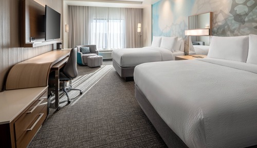 Habitación, 2 camas de matrimonio (Hearing Accessible)