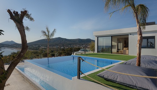 Villa exclusiva, 3 habitaciones, piscina privada, vistas al mar