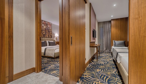 Habitación familiar, vistas a la montaña