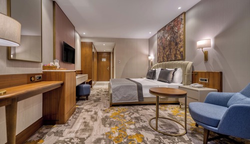 Habitación Deluxe, 1 cama de matrimonio grande, vistas a la montaña