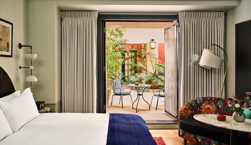 Habitación, 1 cama de matrimonio grande, no fumadores, vistas al patio (Patio)