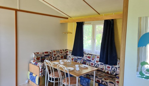 Casa móvil Confort, 2 habitaciones, vistas al jardín